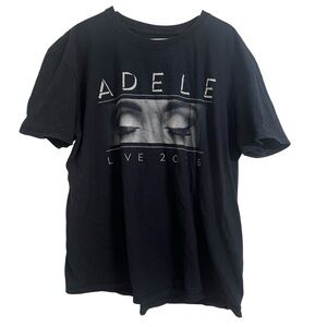 Adele Live 2016 tour Black T-Shirt XL